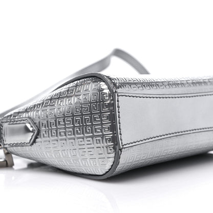 Givenchy Metallic Calfskin 4G Embossed Nano Antigona Silver 7 of 8