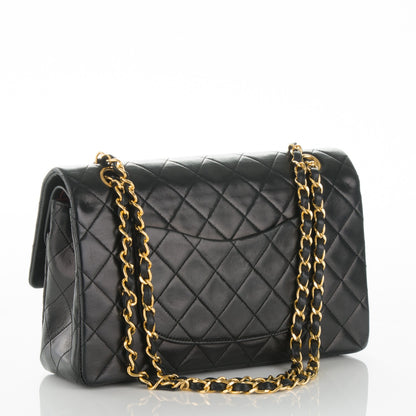 Chanel Lambskin Quilted Medium Double Flap Black 3 of 7