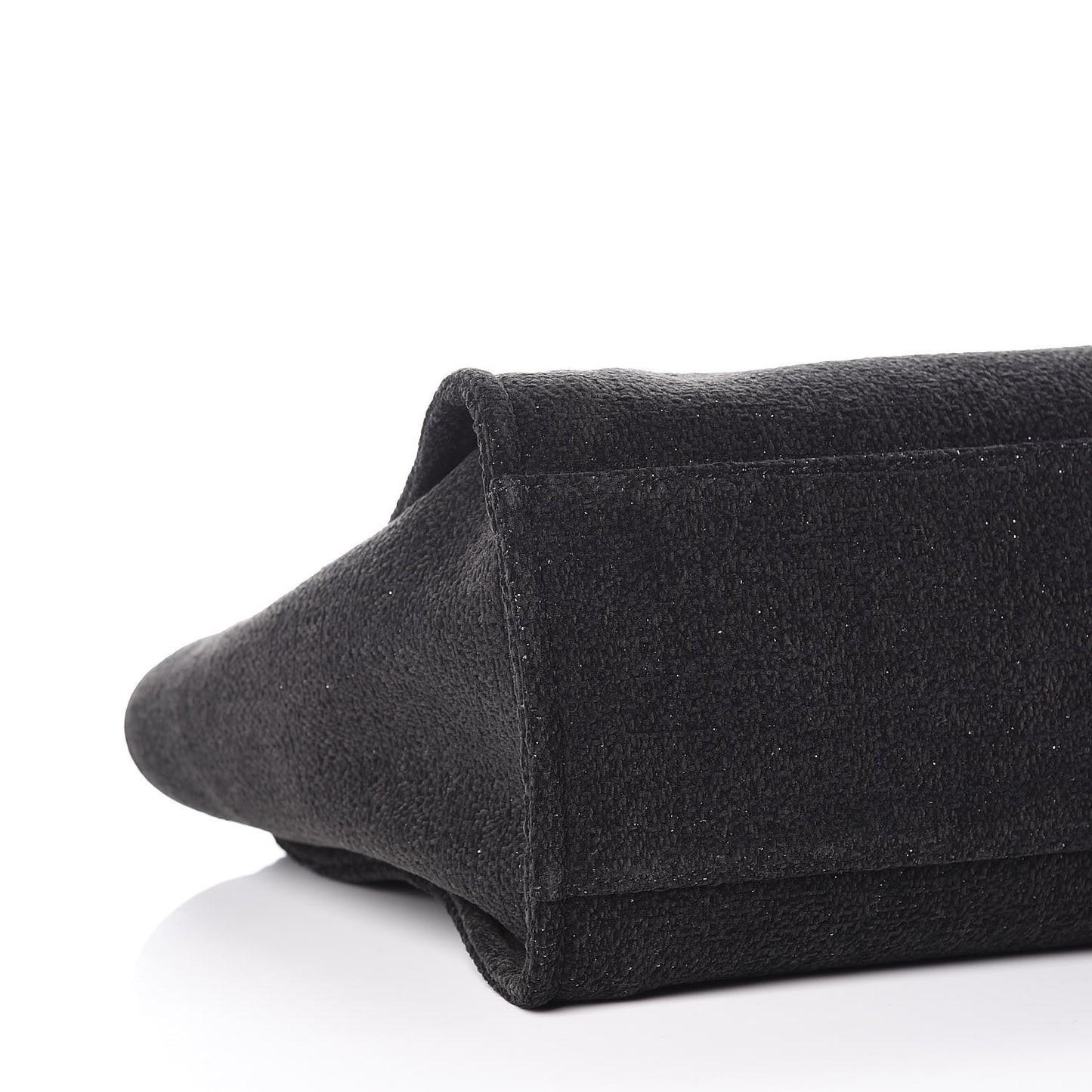 Lurex Boucle Medium Deauville Tote Black