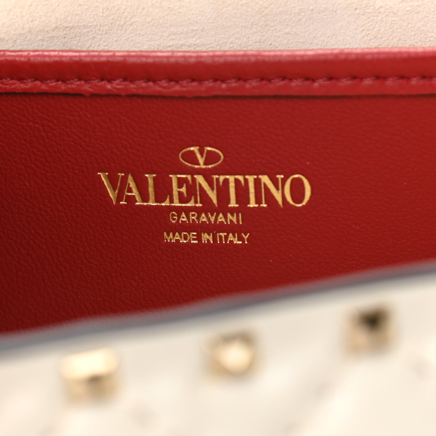 Valentino Garavani Calfskin Rockstud Spike Convertible Shoulder Bag Ivory 6 of 11