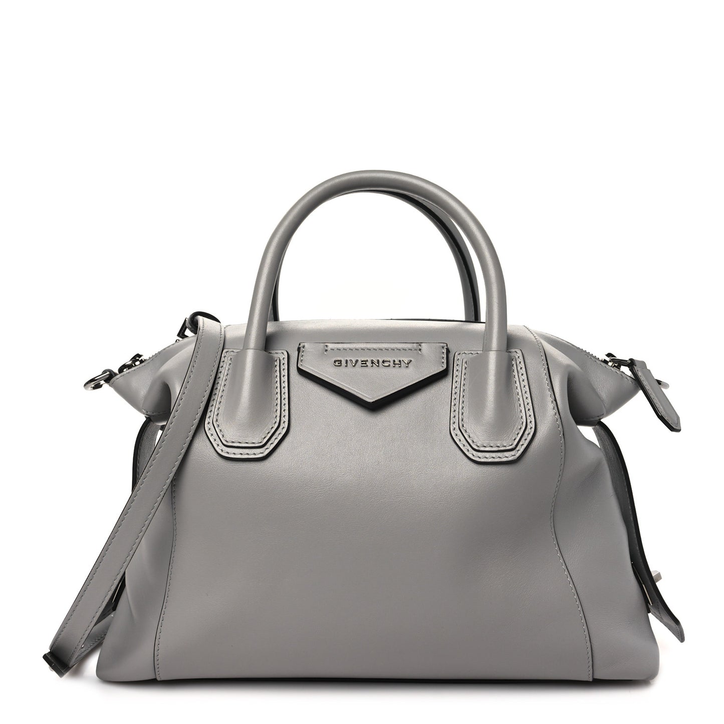 Soft Calfskin Small Soft Antigona Pearl Grey