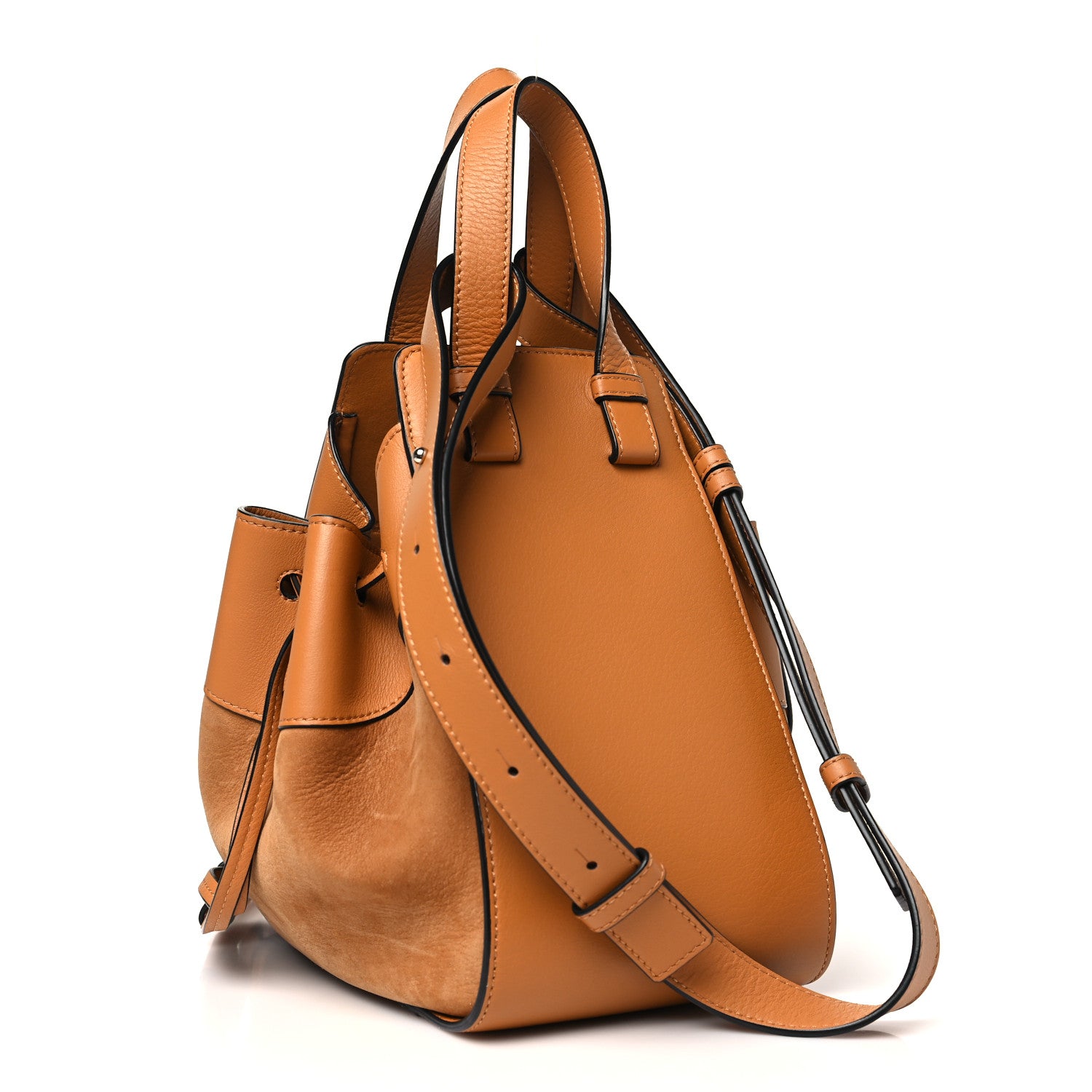 Loewe Calfskin Nubuck Small Hammock Shoulder Bag Honey 2 of 9