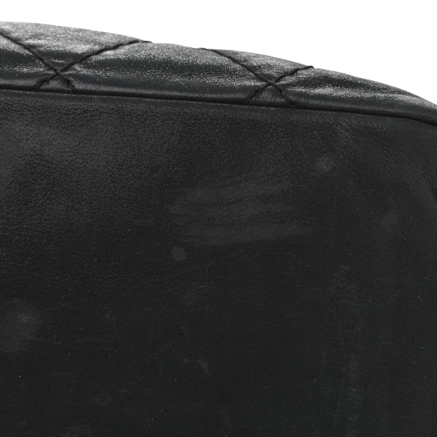 Chanel Iridescent Calfskin Stitched CC Shopping Tote Black 12 of 15