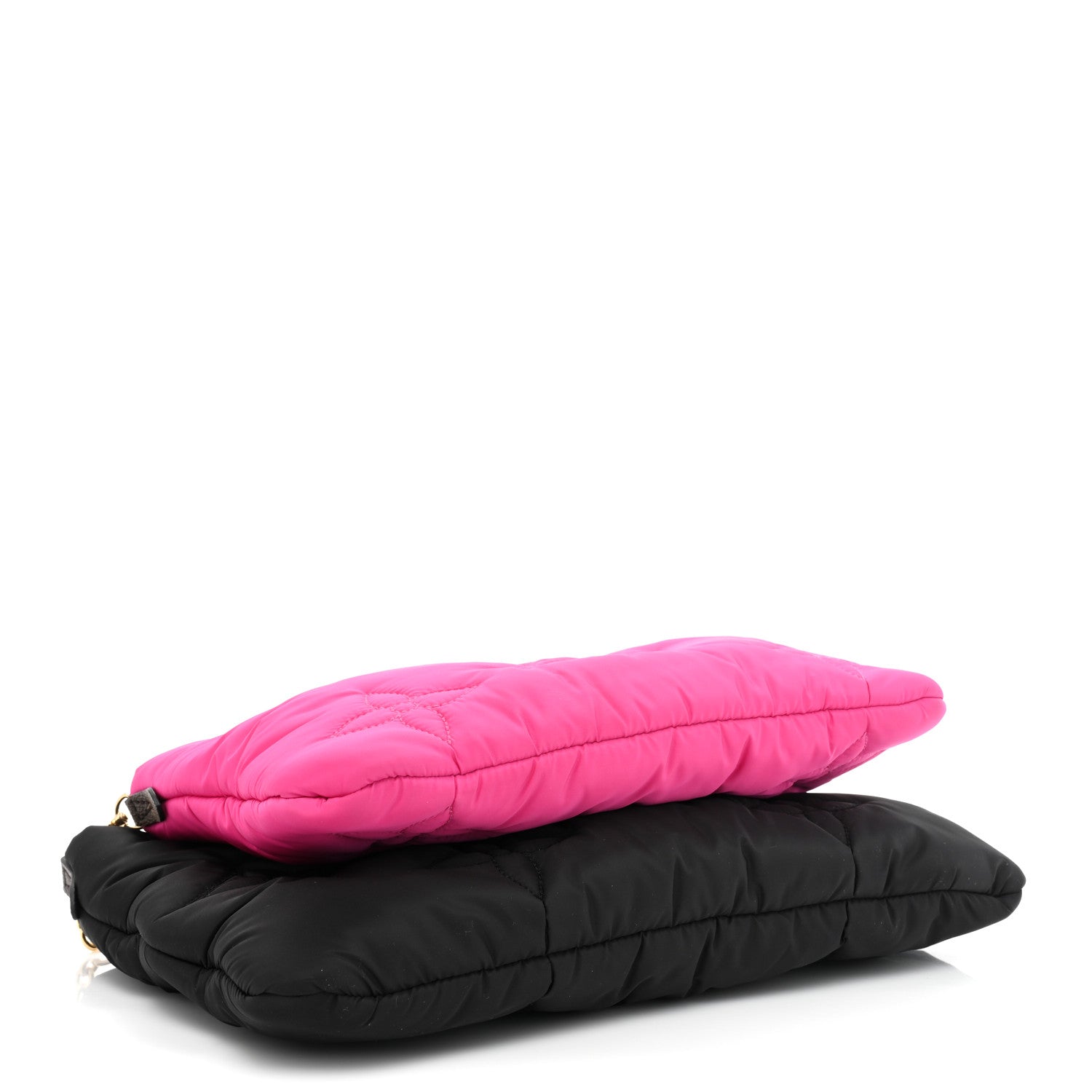 Louis Vuitton Econyl Monogram Pillow Maxi Multi Pochette Accessories Black Fuchsia 4 of 12