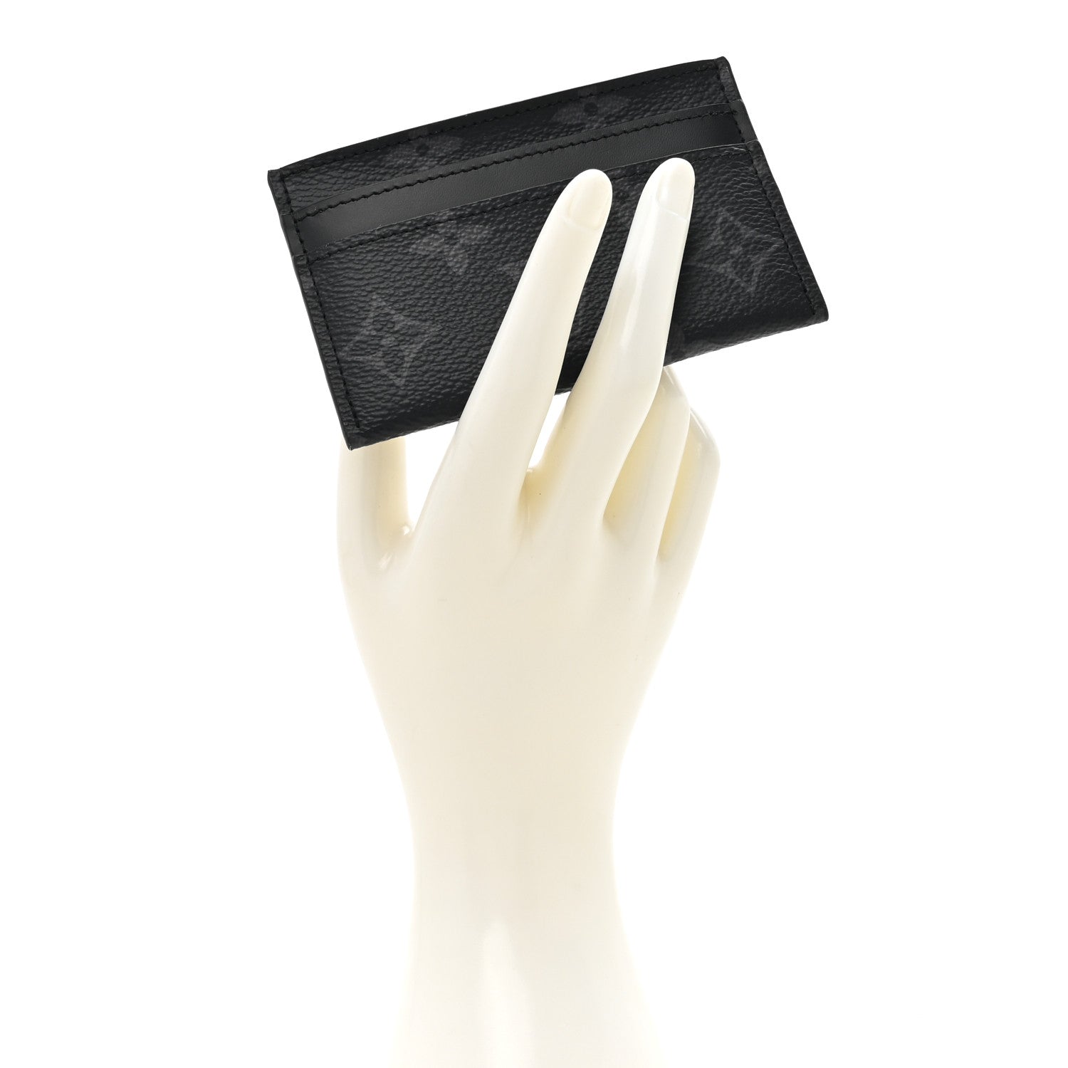 Louis Vuitton Monogram Eclipse Porte-Cartes Double Card Holder 2 of 10
