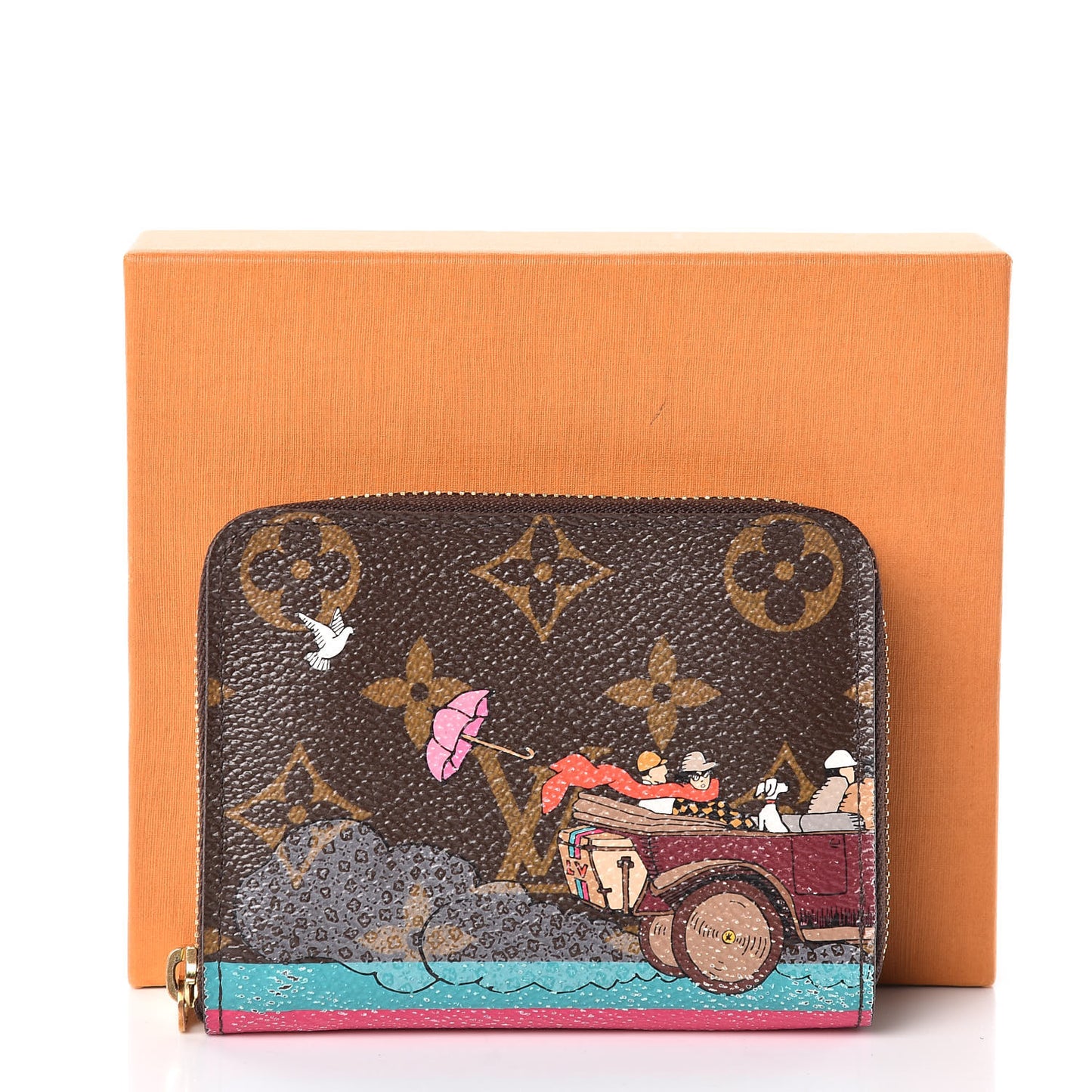 Monogram 2015 Christmas Animation Zippy Coin Purse