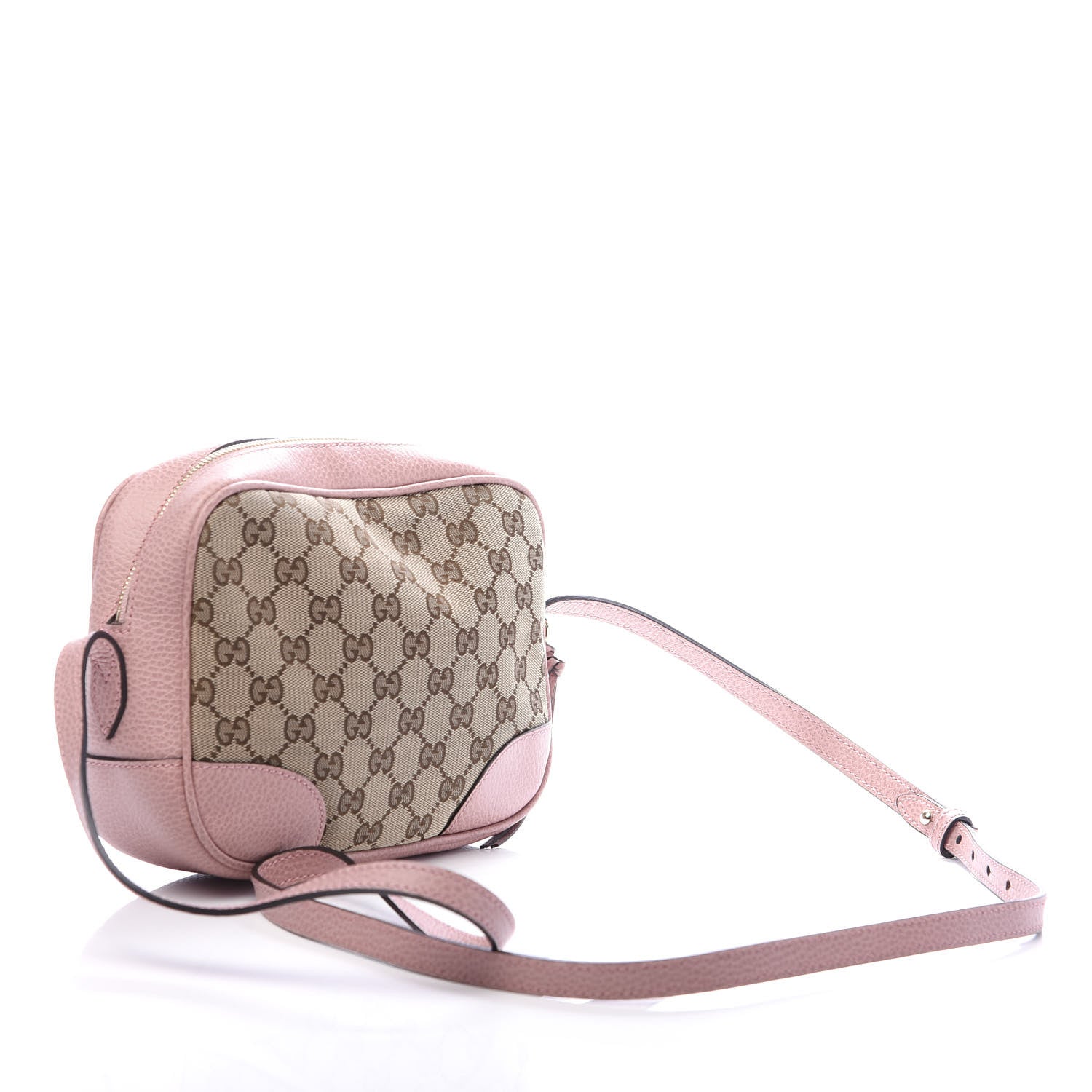 Gucci Monogram Mini Bree Messenger Bag Beige Soft Pink 3 of 9