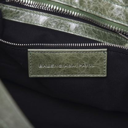 Balenciaga Agneau Giant 21 Silver Hardware Part Time Vert Militaire 5 of 9