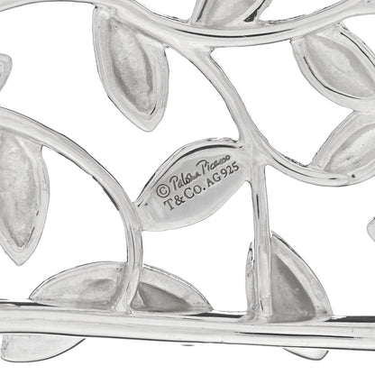 Tiffany Sterling Silver Paloma Picasso Olive Leaf Cuff Bracelet 3 of 3