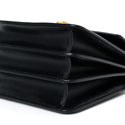 Bulgari Nappa Serpenti Forever Small Maxi Chain Top Handle Bag Black 8 of 15
