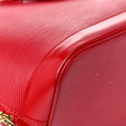 Louis Vuitton Epi Alma PM Castillan Red 9 of 22