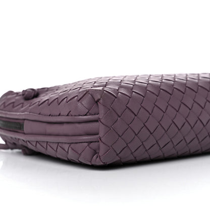 Bottega Veneta Nappa Intrecciato Pillow Crossbody Messenger Dark Purple 8 of 13