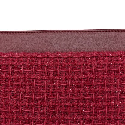 Chanel Tweed Chain Around Tablet Holder Crossbody Pink 12 of 13