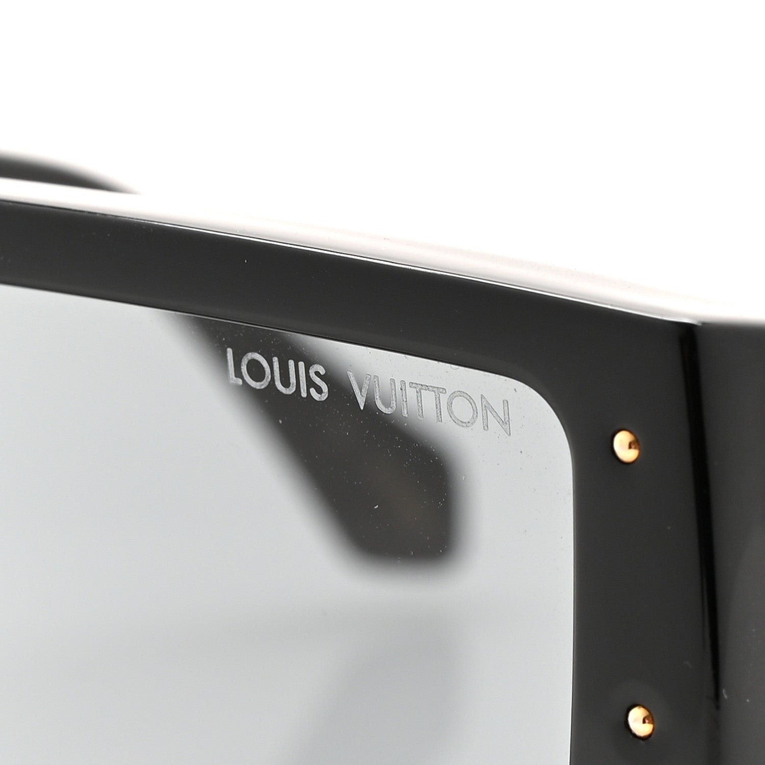 Louis Vuitton Acetate Swarovski Crystal Cyclone Sunglasses Z1578W Black 8 of 8