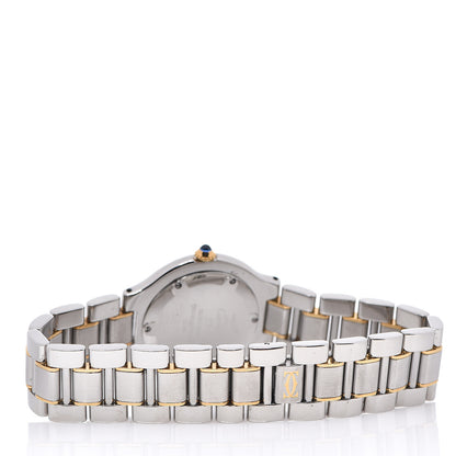 Cartier Stainless Steel 18K Yellow Gold 31mm Must De 21 Quartz Watch 3 of 4
