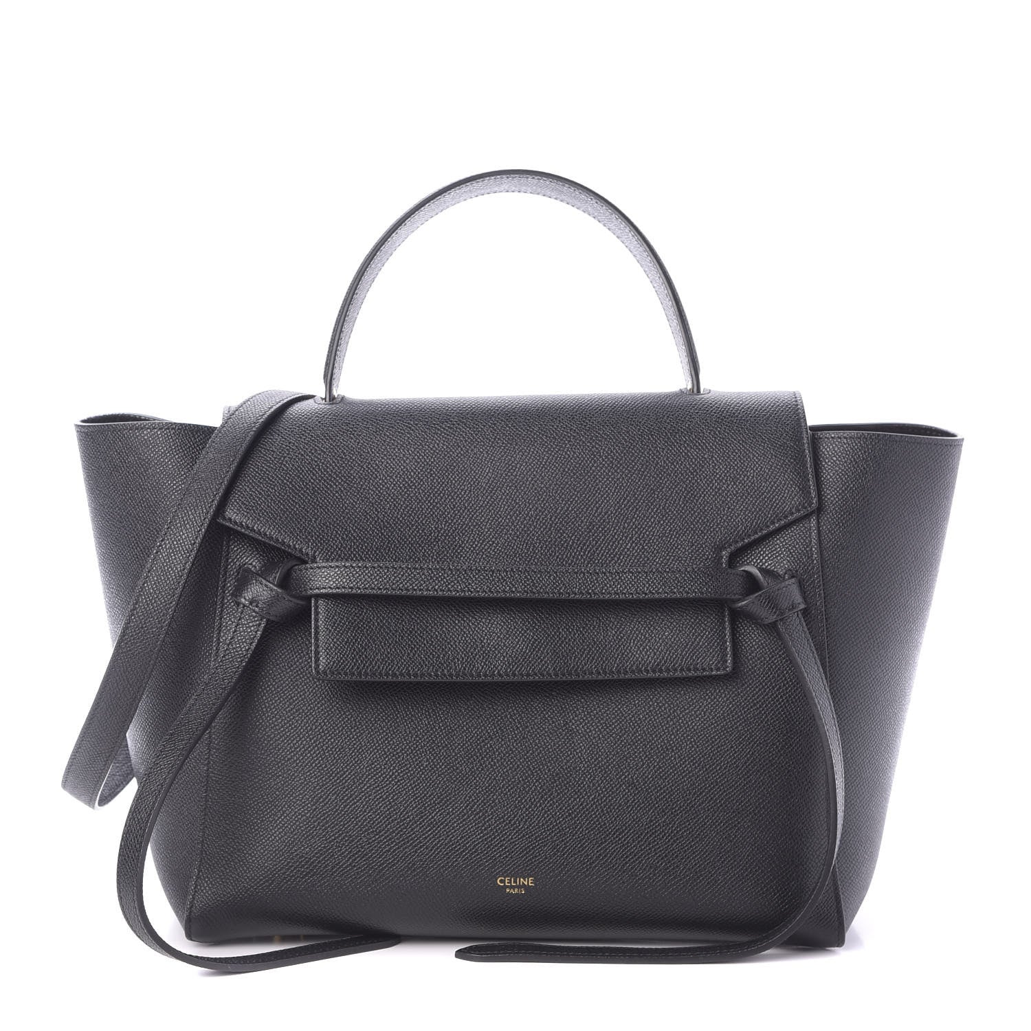 Celine Baby Grained Calfskin Mini Belt Bag Black 1 of 10