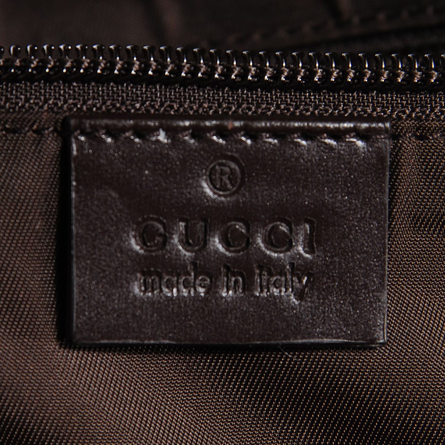 GG Plus Monogram Interlocking G Medium Backpack Dark Brown