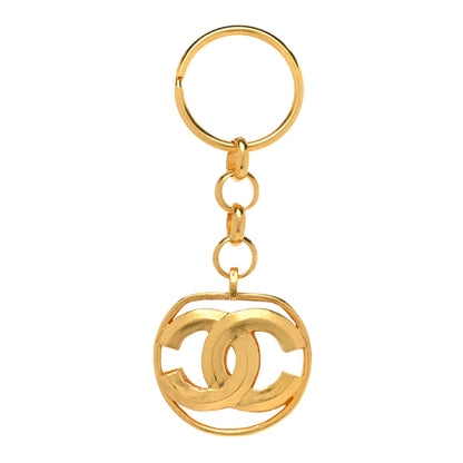 Chanel Metal CC Key Chain Gold 1 of 3