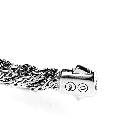 John Hardy Sterling Silver Diamond 5.5mm Twisted Chain Bracelet 4 of 6
