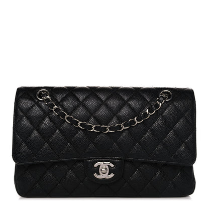 Chanel Caviar Quilted Medium Double Flap Black 1 of 12