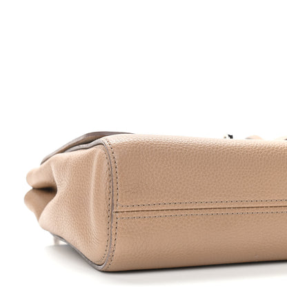 Mulberry Small Classic Grain Calfskin Small Lily Flap Mushroom Grey 5 of 11