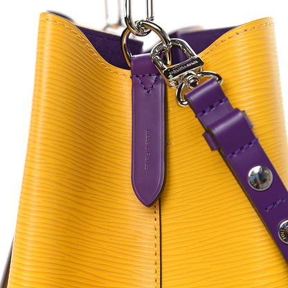 Louis Vuitton Epi NeoNoe MM Citron Violet 6 of 9