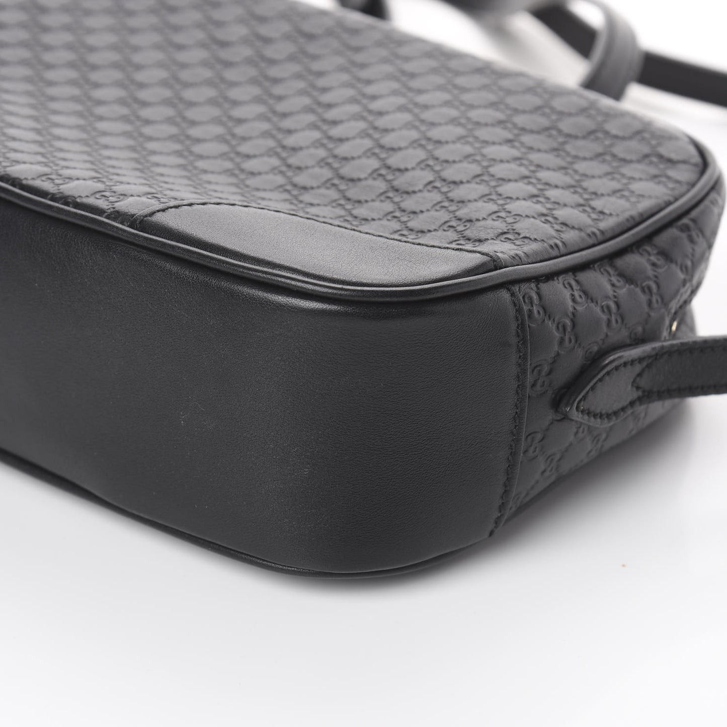 Microguccissima Mini Bree Messenger Bag Black