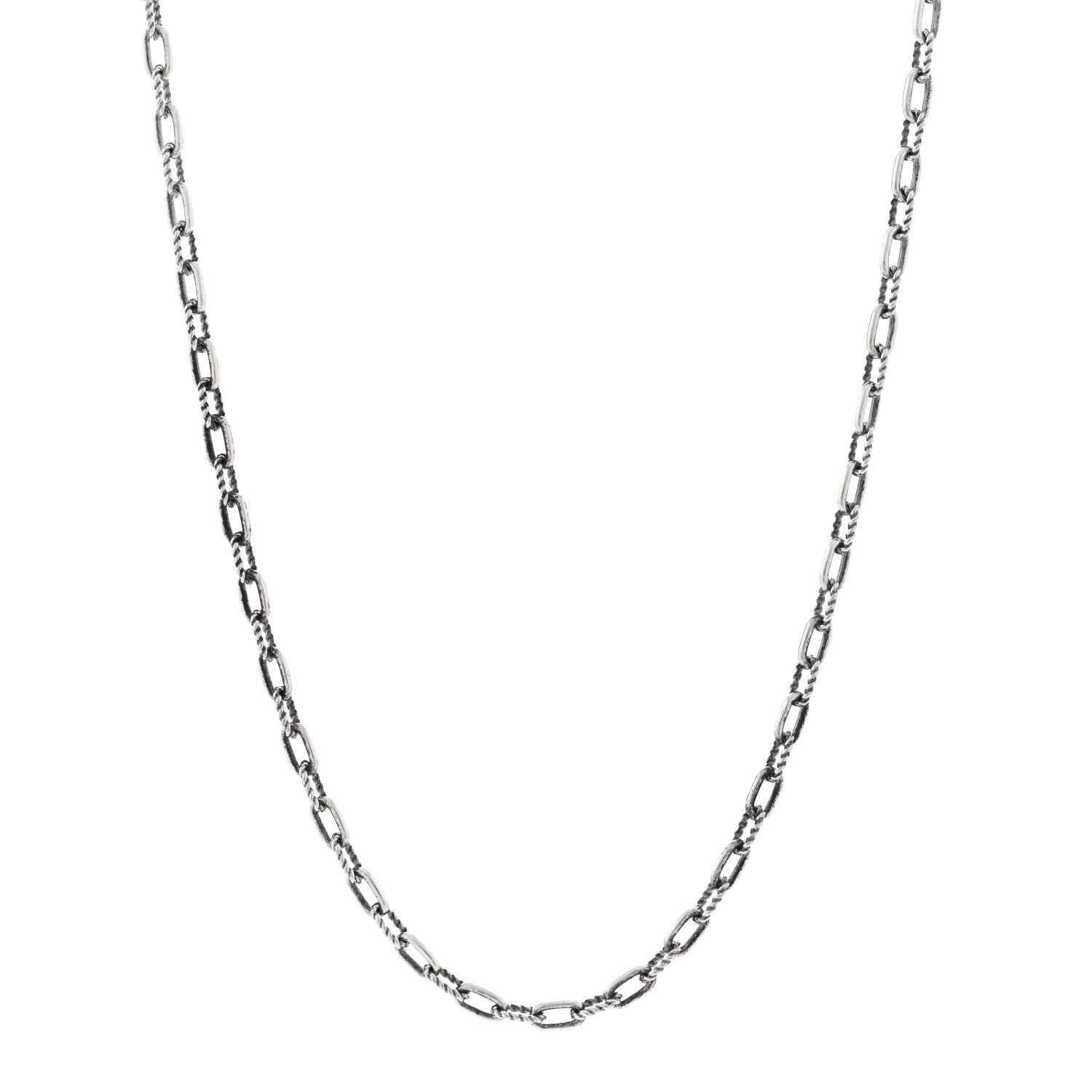 David Yurman Sterling Silver 18K Yellow Gold Madison Three Ring Chain Necklace 1 of 5