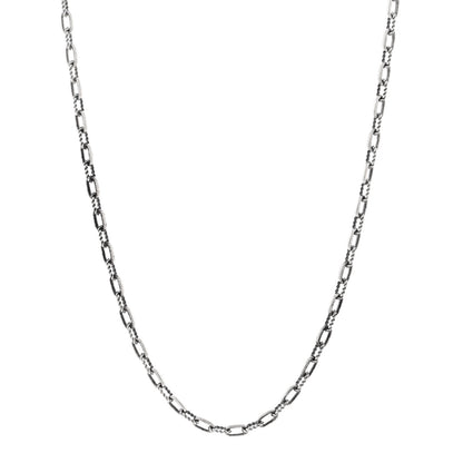 David Yurman Sterling Silver 18K Yellow Gold Madison Three Ring Chain Necklace 1 of 5
