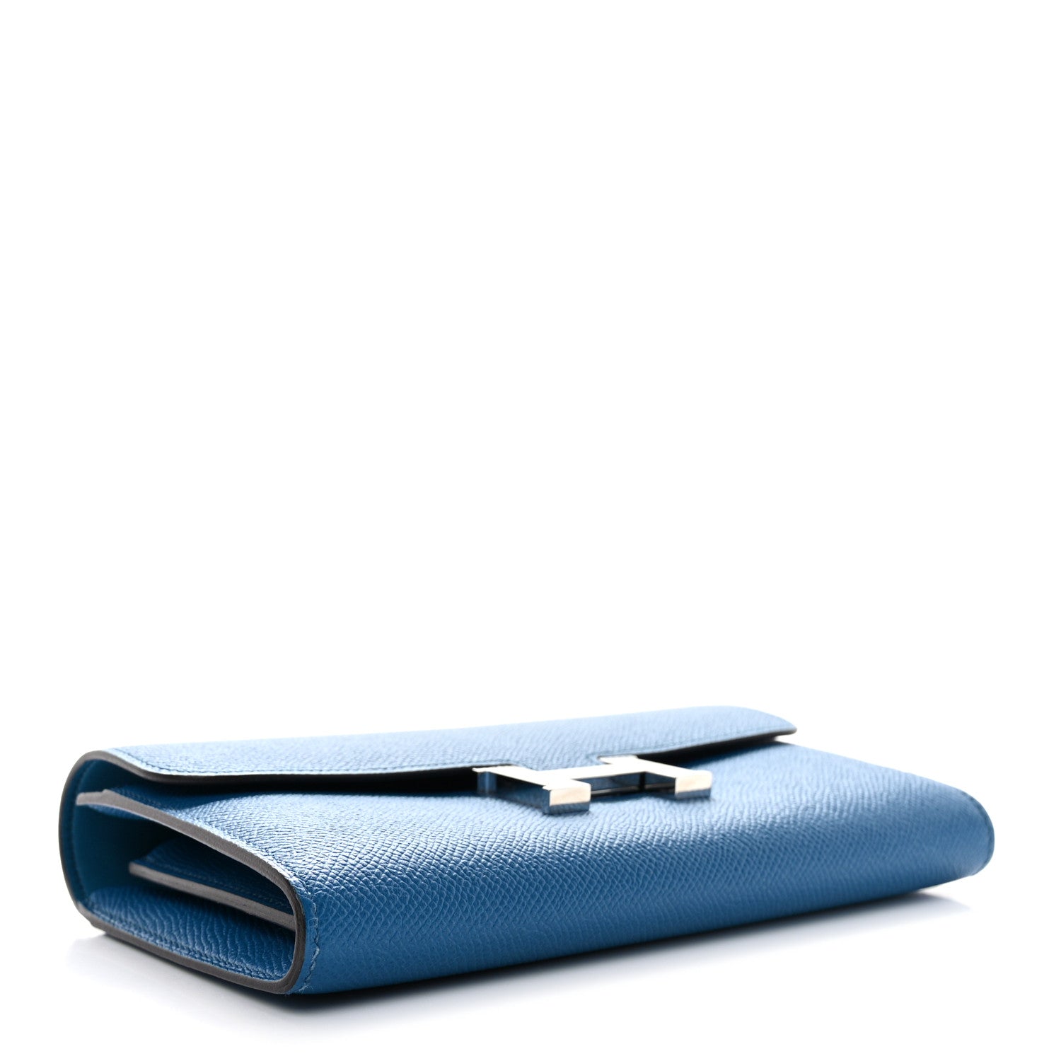 Hermes Epsom Constance Long Wallet Bleu Izmir 4 of 12