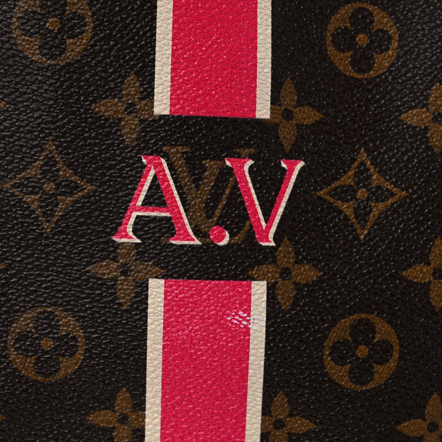 Monogram My LV Heritage Neverfull MM Fuchsia White