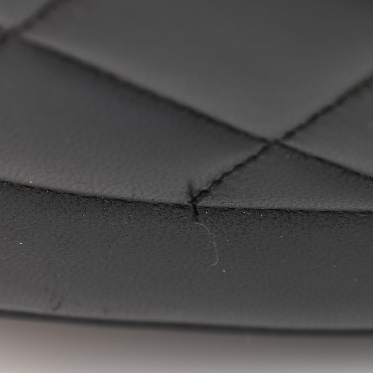 Lambskin Quilted Medium Single Flap Black