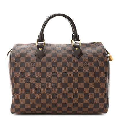 Louis Vuitton Damier Ebene Speedy 30 1 of 10