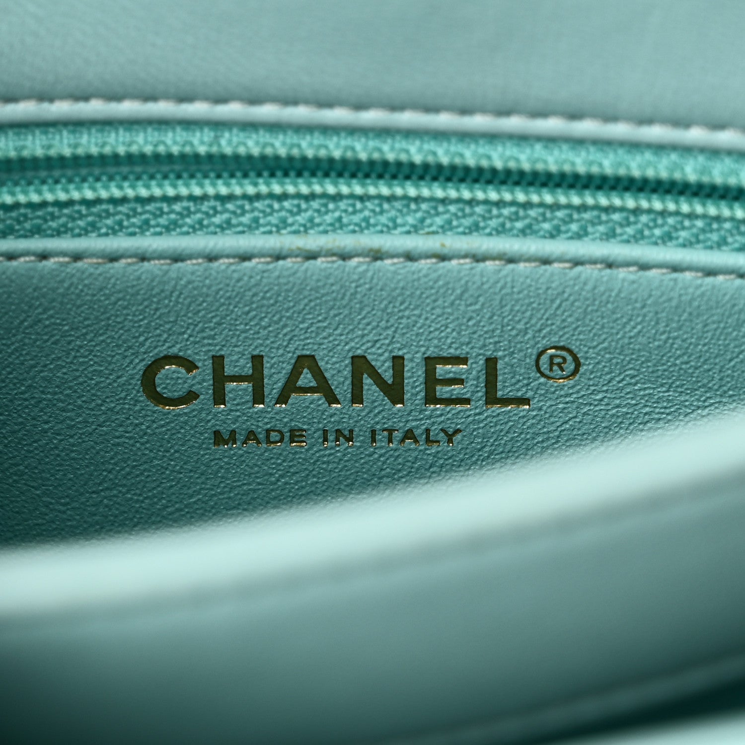 Chanel Lambskin Chevron Quilted Small Trendy CC Flap Dual Handle Bag Light Blue 6 of 10