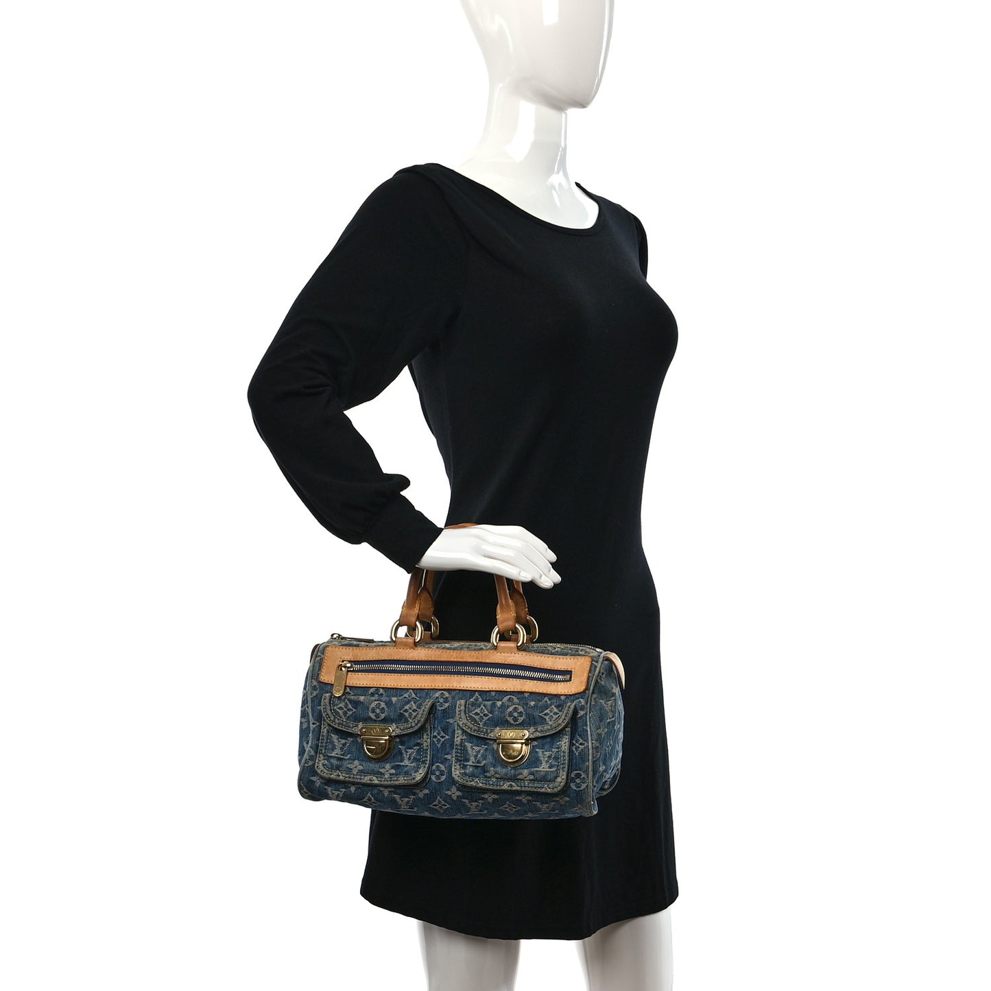 Monogram Denim Neo Speedy Blue