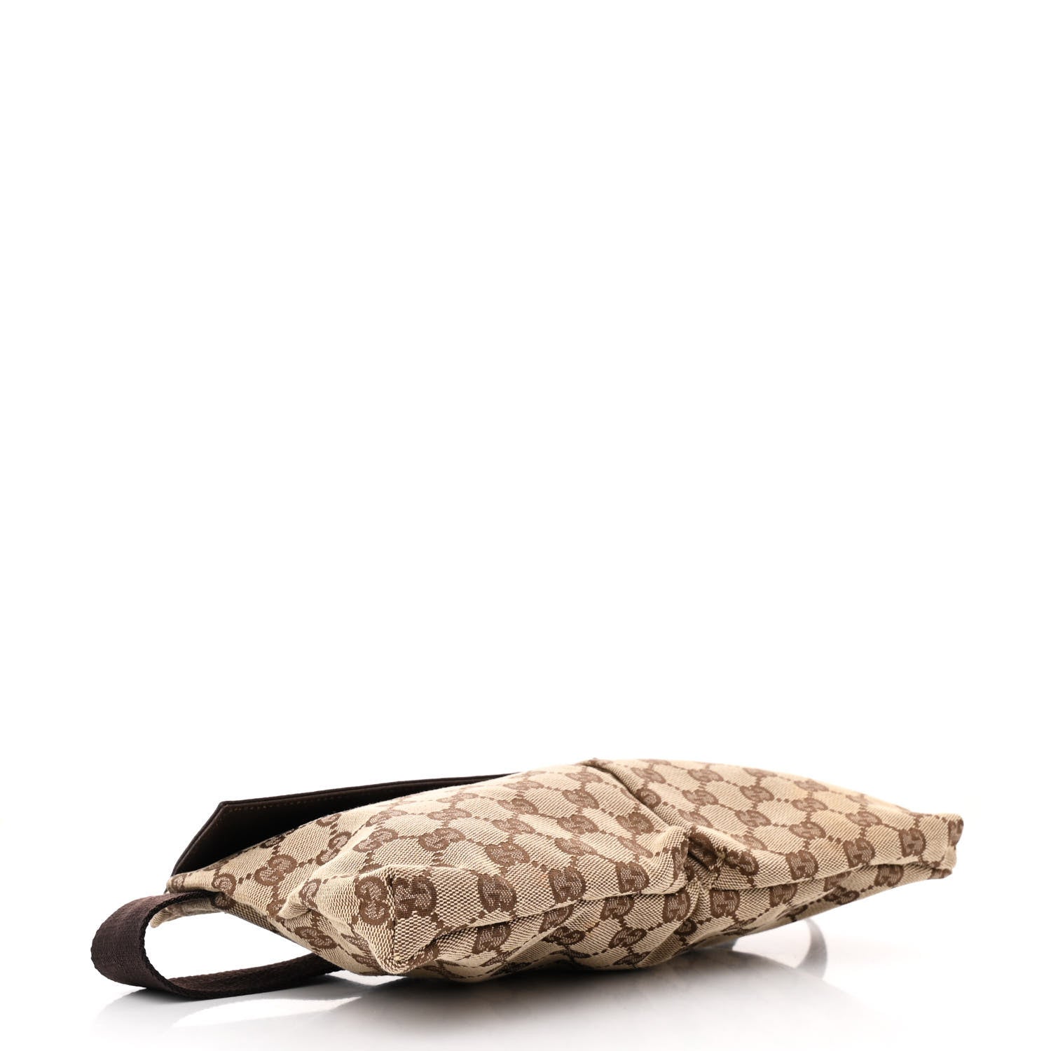Gucci GG Monogram Double Pocket Belt Bag Dark Brown 4 of 10