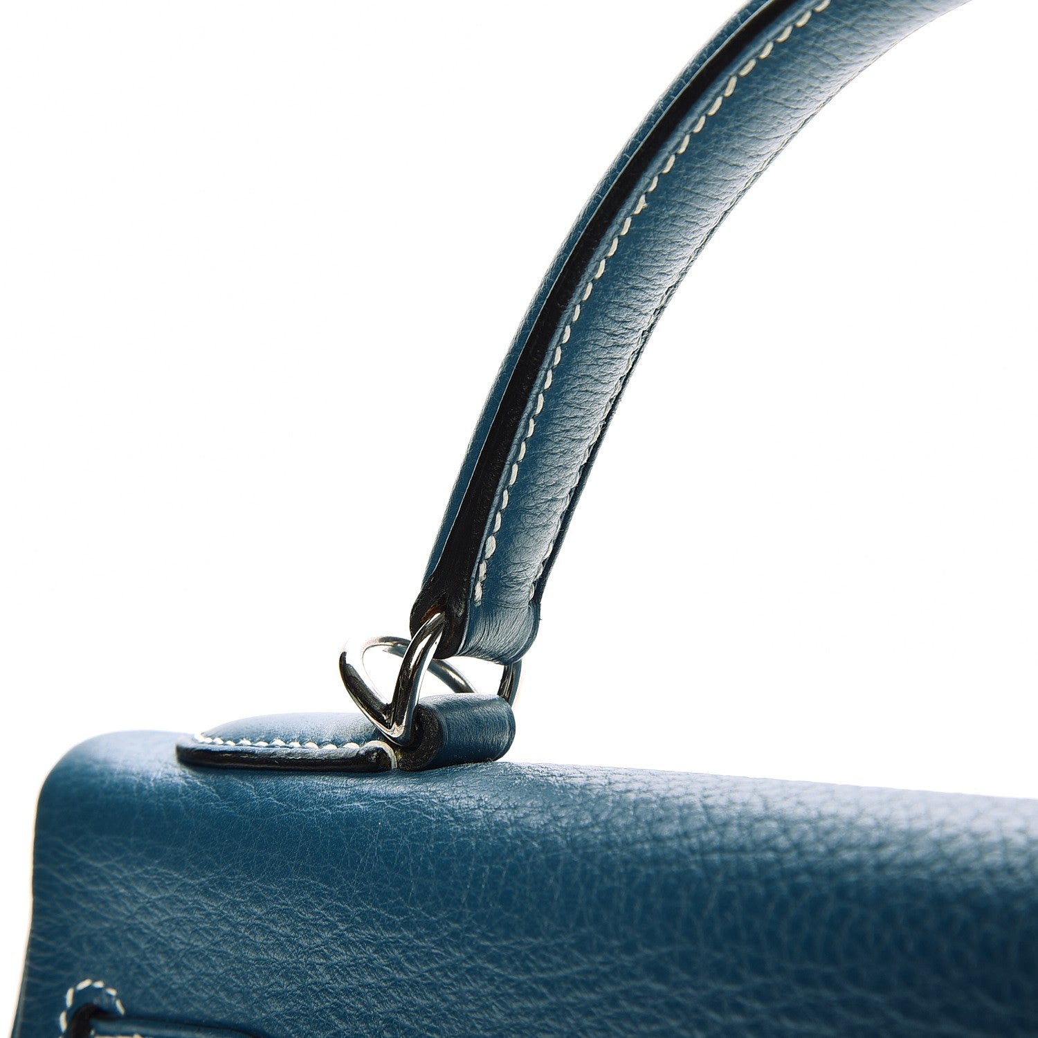 Hermes Taurillon Clemence Kelly Retourne 32 Blue Jean 19 of 40