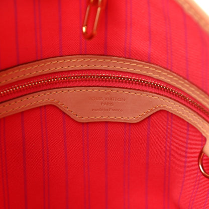 Louis Vuitton Damier Azur Delightful MM Pink 6 of 14