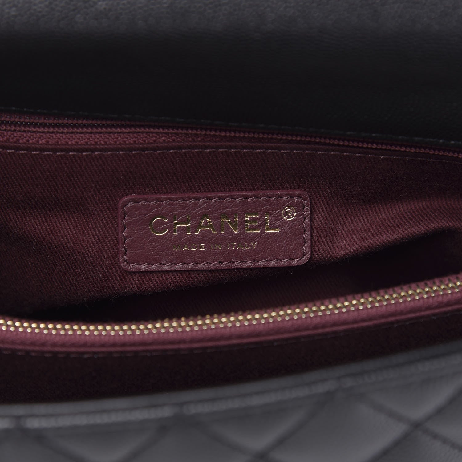Chanel Caviar Quilted Small Coco Handle Flap Black 6 of 10