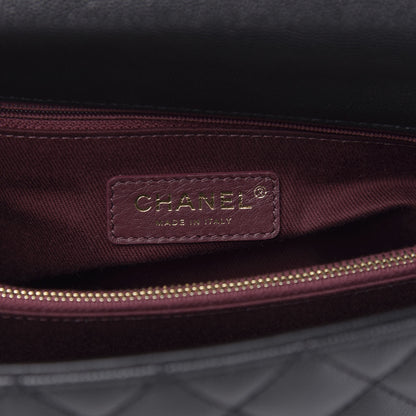 Chanel Caviar Quilted Small Coco Handle Flap Black 6 of 10