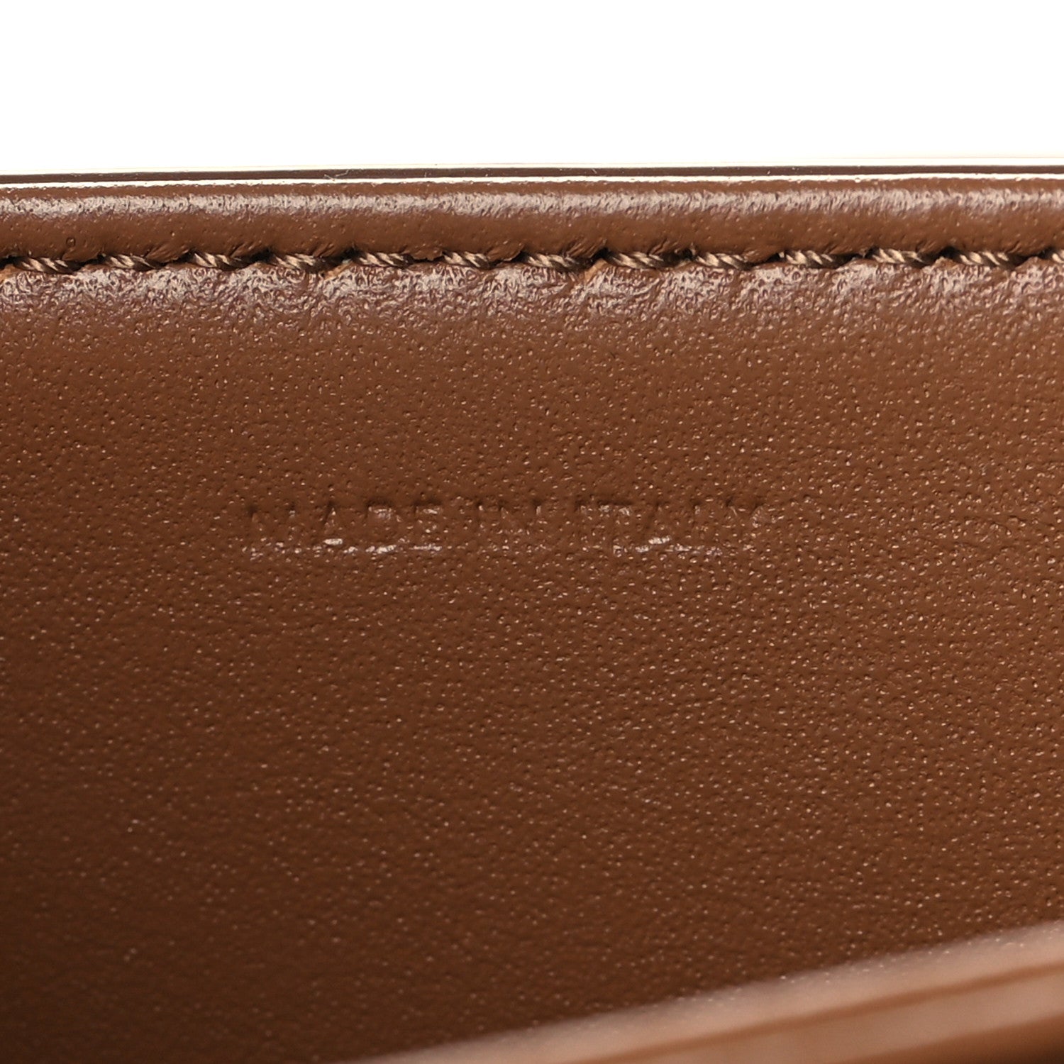 Celine Shiny Calfskin Medium Triomphe Bronze 7 of 10