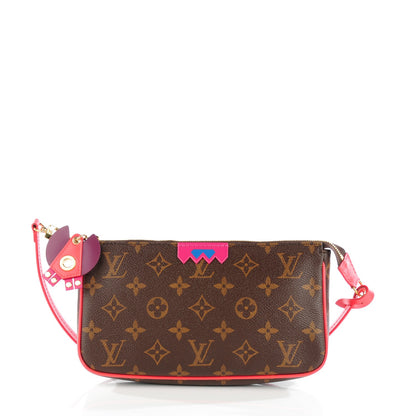 Louis Vuitton Monogram Totem Pochette Accessories Flamingo 1 of 7