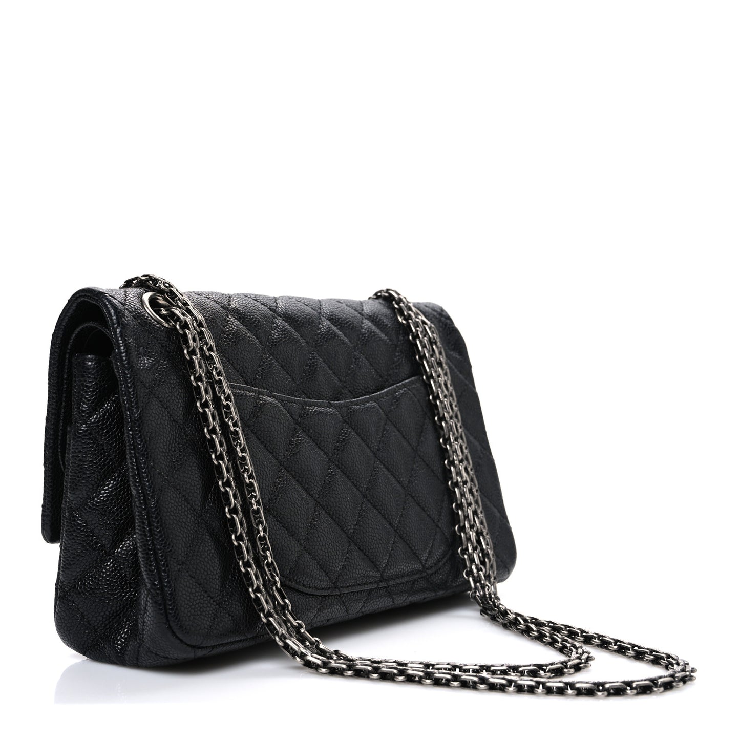 Caviar Quilted 2.55 Reissue 225 Flap Black