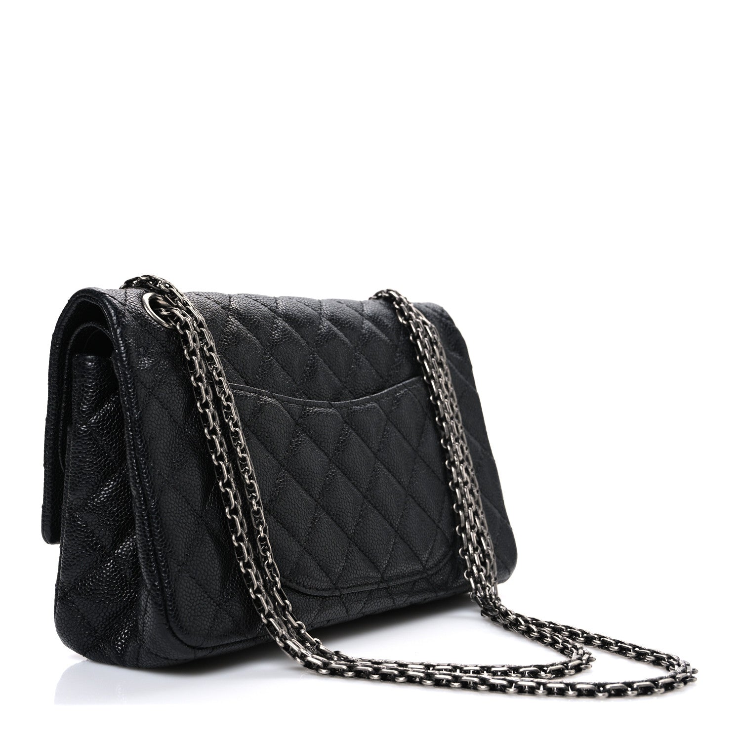 Chanel Caviar Quilted 2.55 Reissue 225 Flap Black 3 of 10