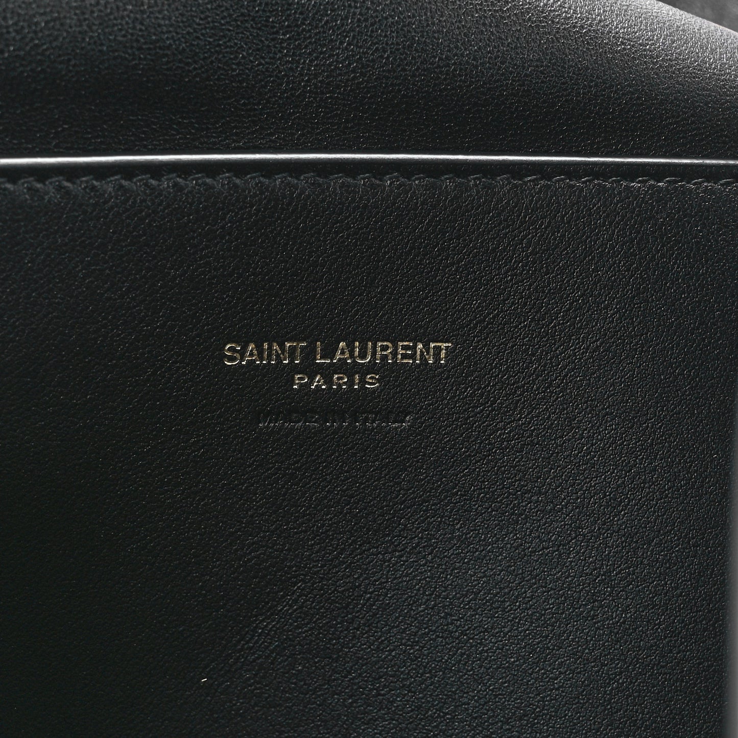 Smooth Calfskin Suede Medium Reversible Monogram Kate Satchel Black