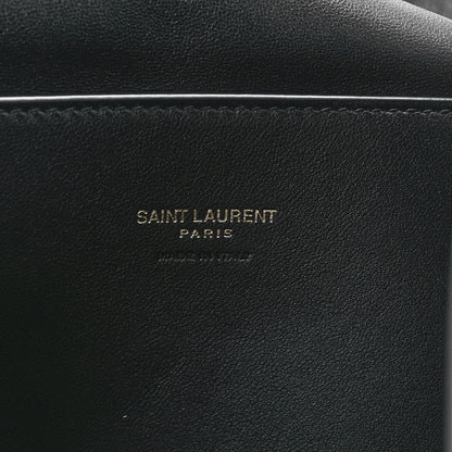 Saint Laurent Smooth Calfskin Suede Medium Reversible Monogram Kate Satchel Black 10 of 20