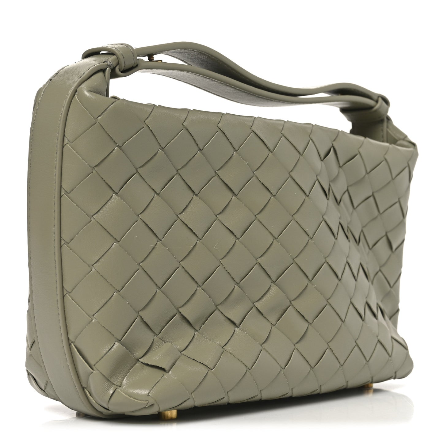 Calfskin Nappa Intrecciato Wallace Travertine