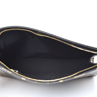 MCM Gradation Visetos Zip Pouch Black Gold 5 of 9