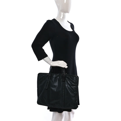 Bottega Veneta Calfskin Intrecciato Briefcase Black 2 of 12