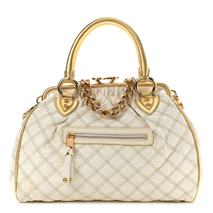 Marc Jacobs Calfskin Quilted Stam Ivory 1 of 13
